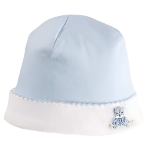 Mud Pie - Blue French Knot Bear Cap