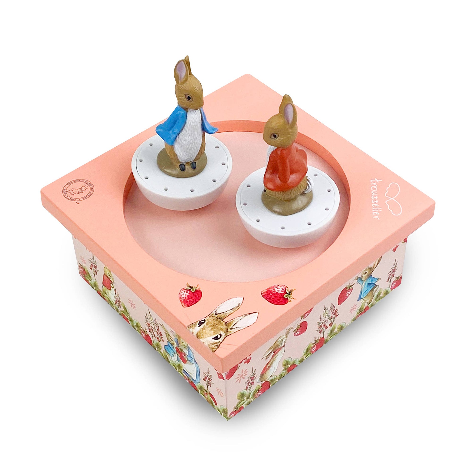 Peter Rabbit Strawberries Dancing Music Box