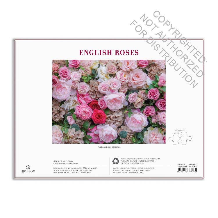 English Roses 1000 Piece Puzzle