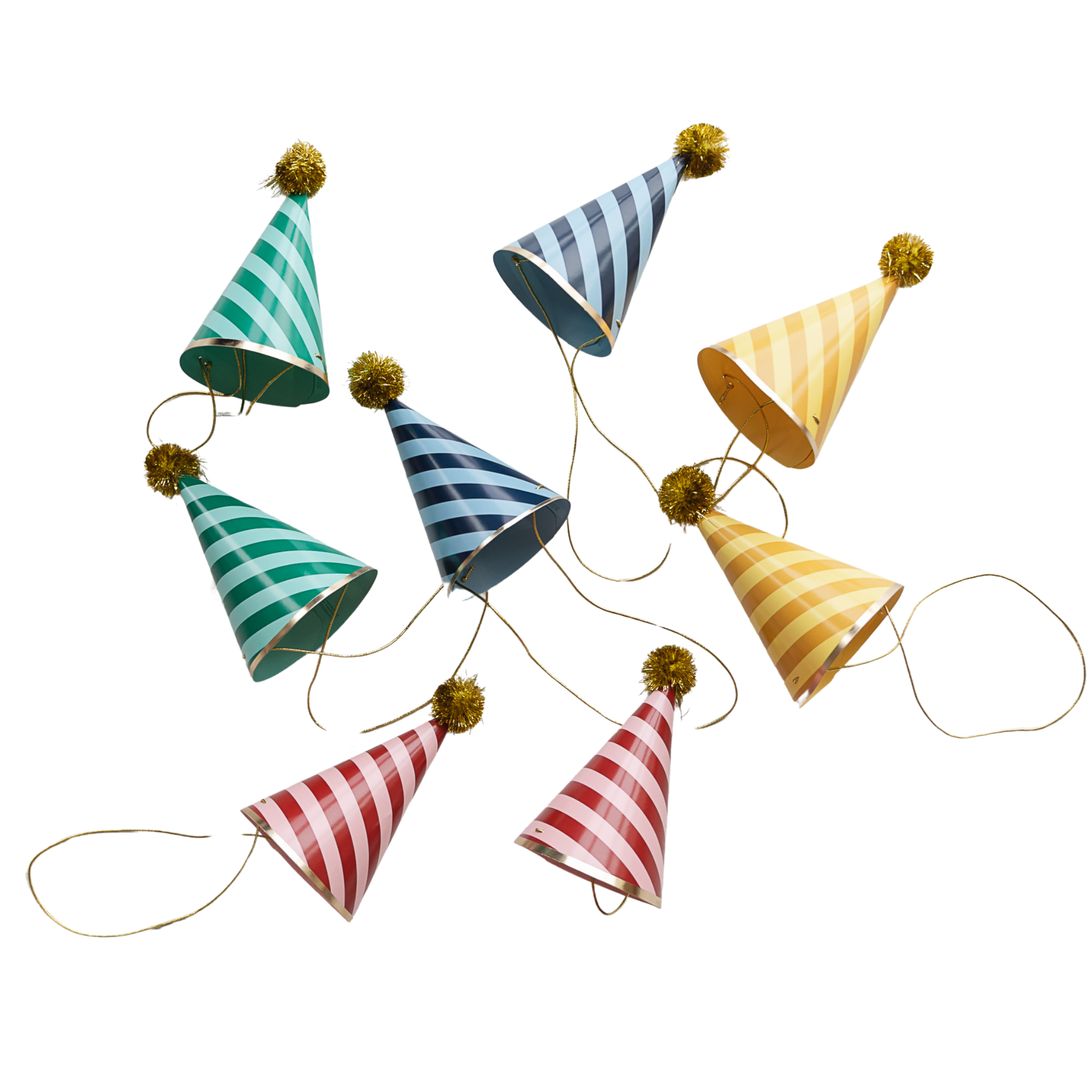 Bonjour Fête Harry Potter House Pride Stripe Party Hats