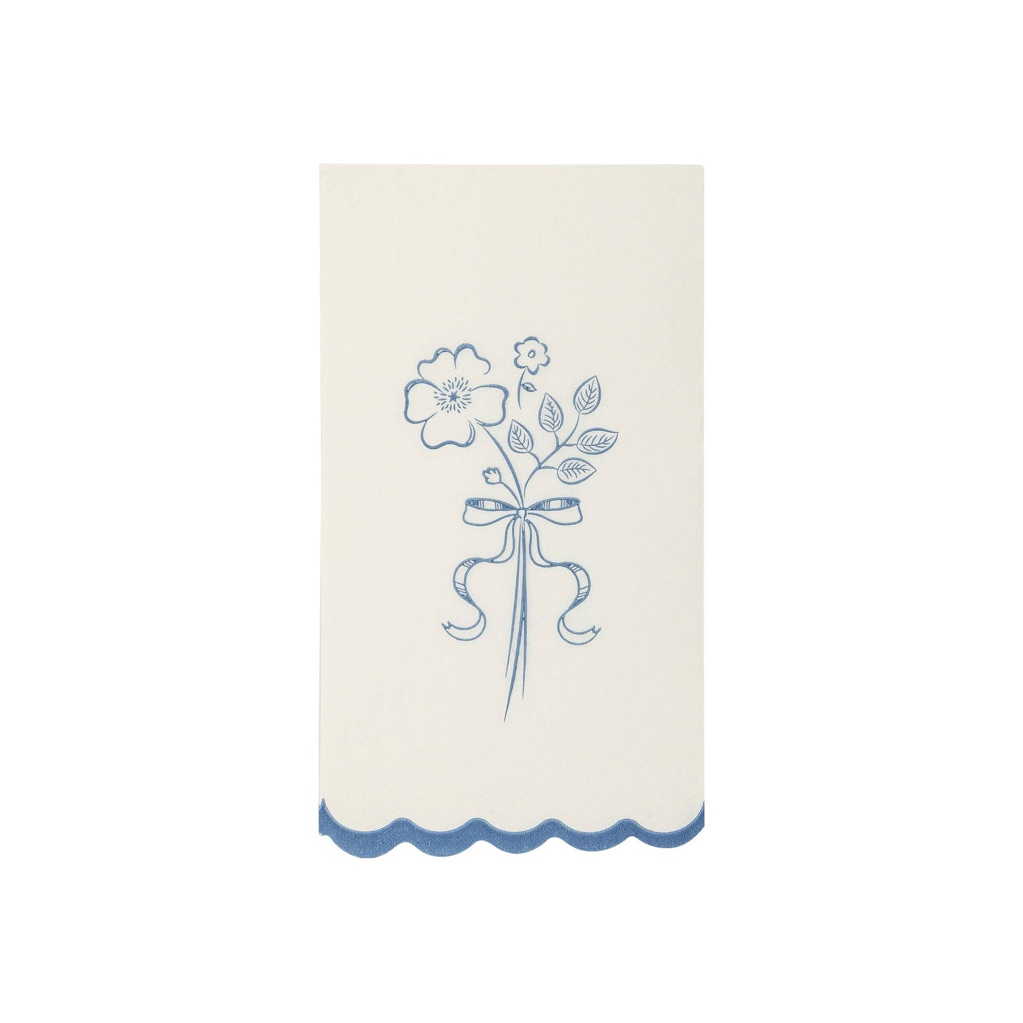 Pembroke Flower Paper Guest Napkin