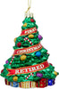 Noble Gems™ "First Christmas Retired" Tree Glass Ornament