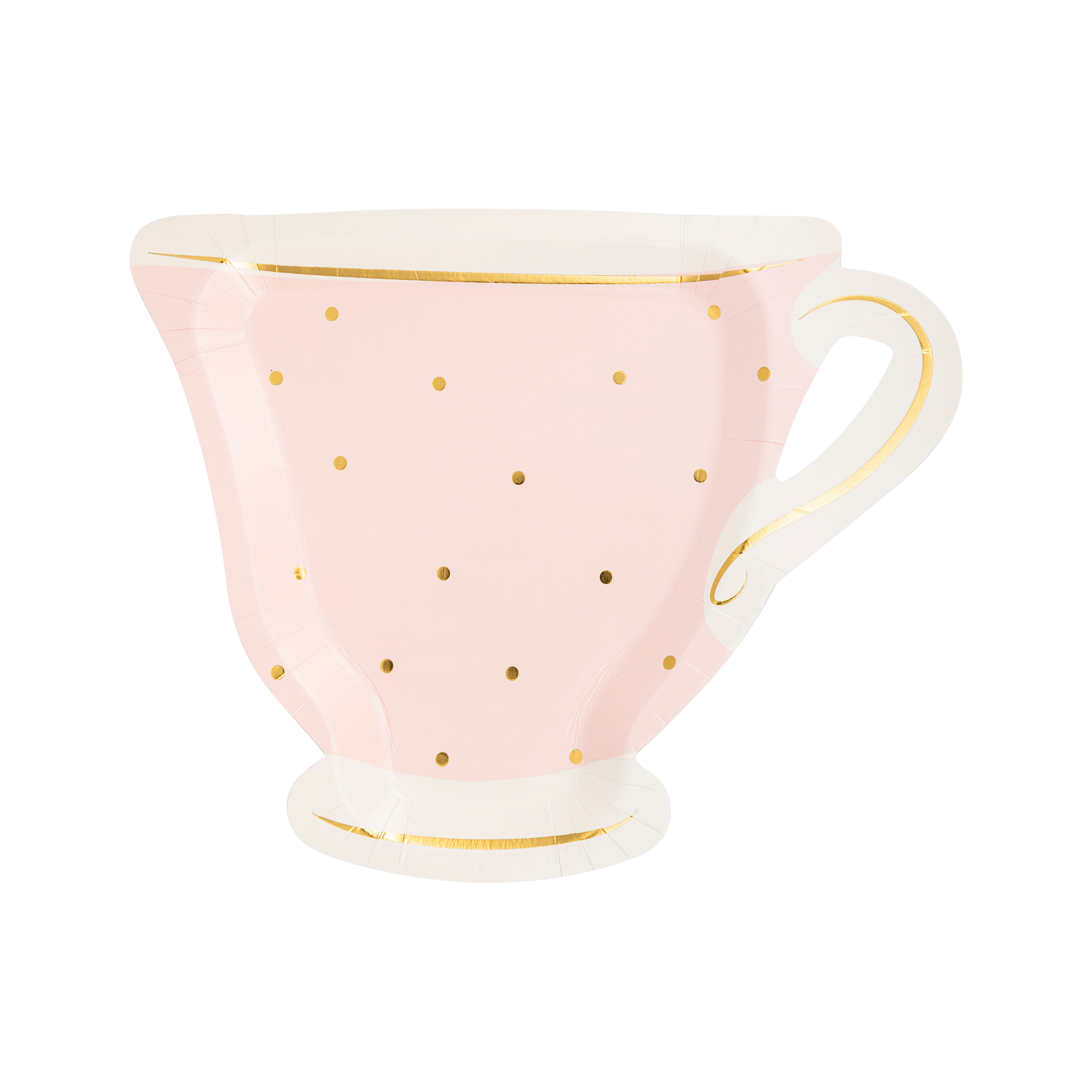 Tea Party Cup Shaped Paper Plate Set - 3 colors