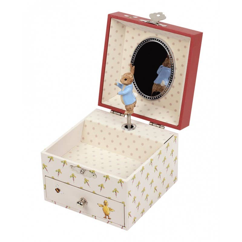 Peter Rabbit Cube Music Box - Carrot