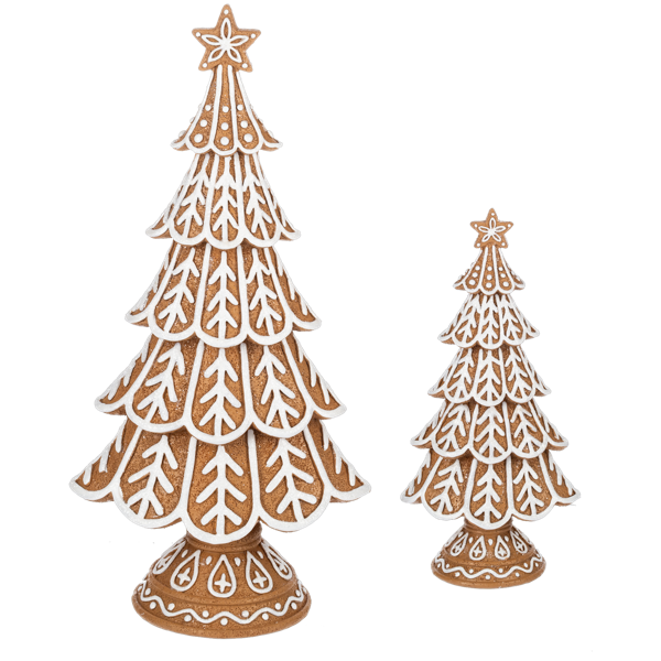 Gingerbread Trees | Putti Christmas Decorations
