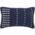 Navy Stitches Rectangular Indoor/Outdoor Pillow | Putti Fine Furnishings 