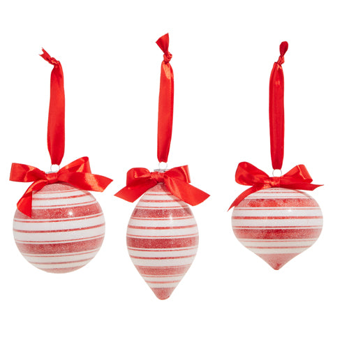 Peppermint Horizontal Stripe Ornament