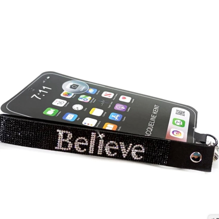 "Believe" Phone Wrist Laynard