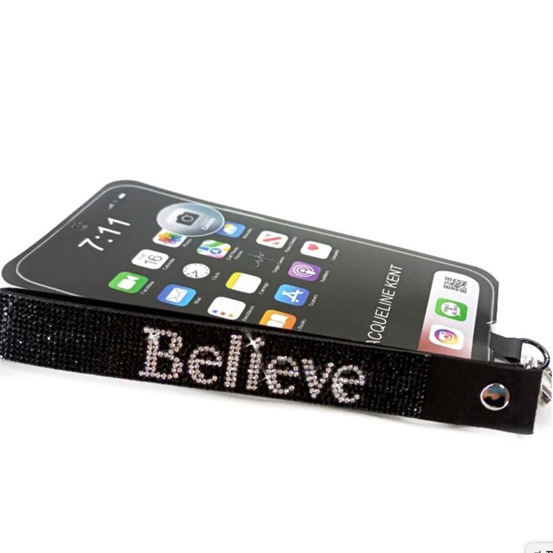 "Believe" Phone Wrist Laynard