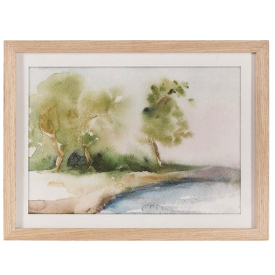 Watercolor Landscape Framed Art