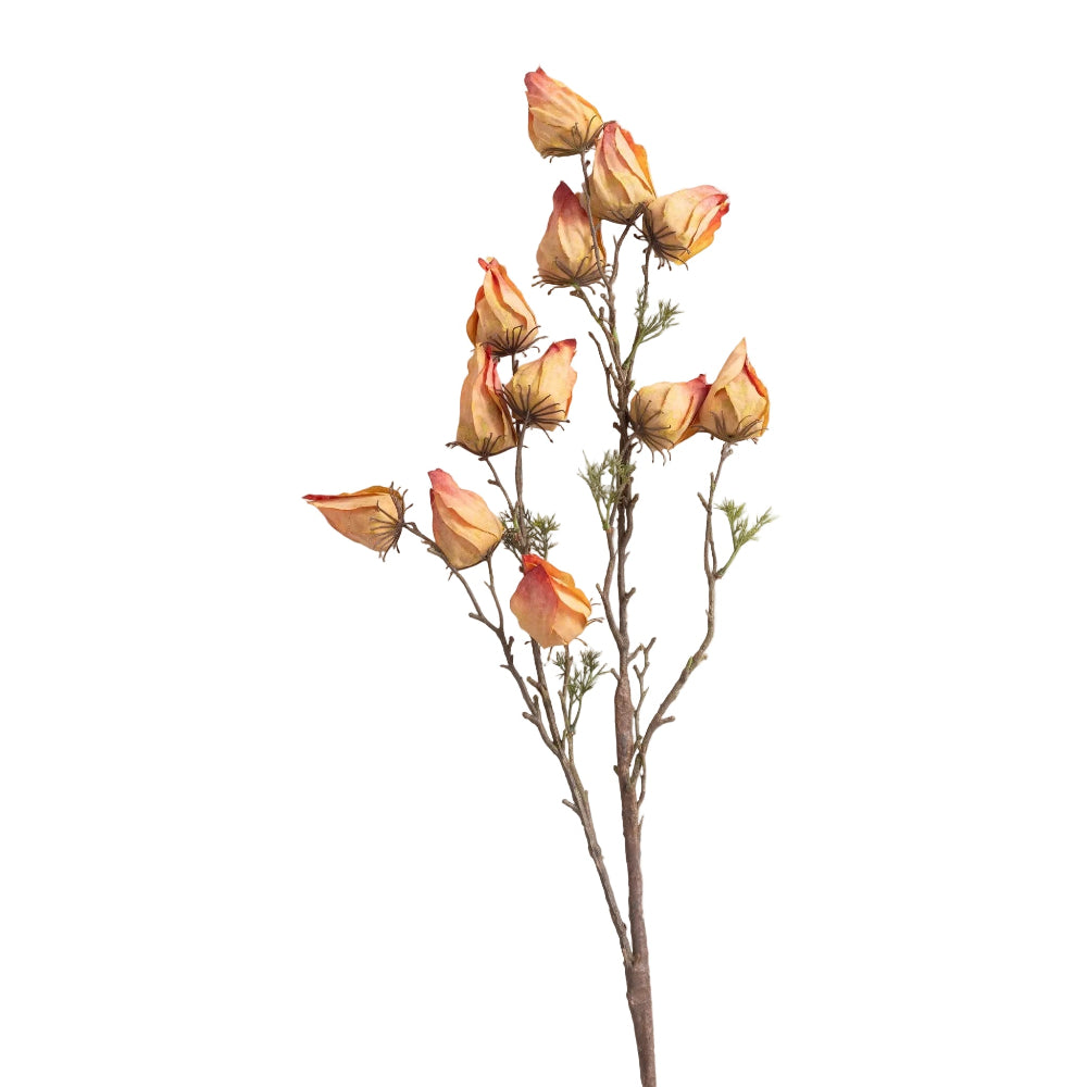 Chinese Lantern Spray - Orange | Putti Autumn Thanksgiving Decor