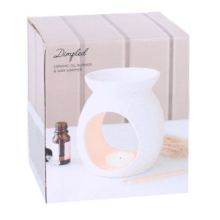 Dimpled Oil Burner and Wax Warmer