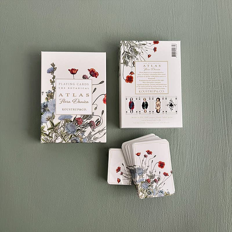 The Flora Danica Atlas Playing Cards