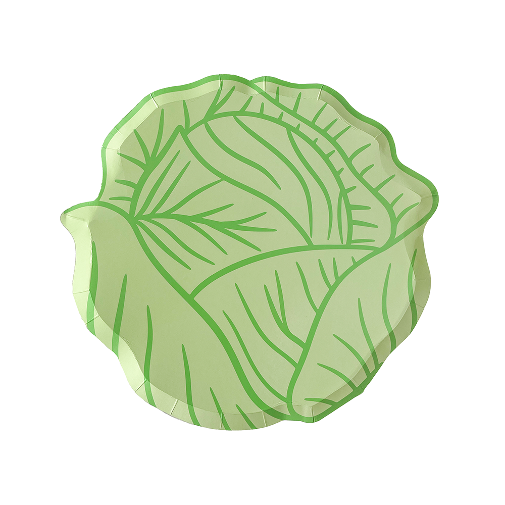 Cabbage Paper Plates