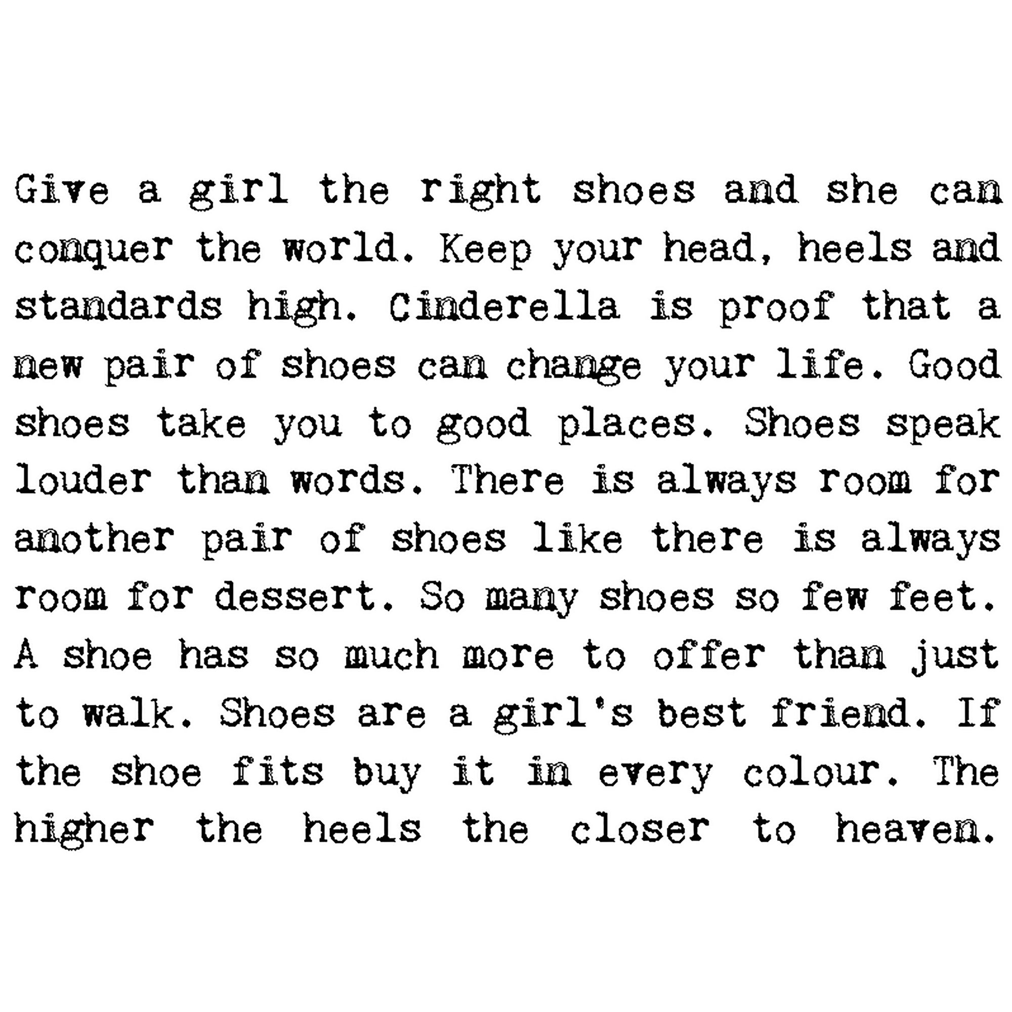 Shoe Worshipper Foiled Birthday Card For Shoe Lovers