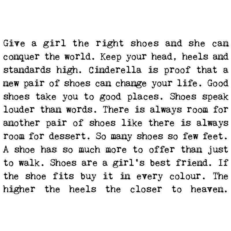 Shoe Worshipper Foiled Birthday Card For Shoe Lovers