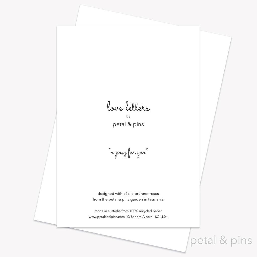 Petal & Pins A Posy For You Floral Greeting Card