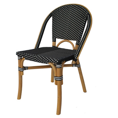 Black and White Bistro Set | Putti Fine Furnishings