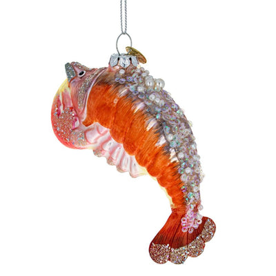 Red Lobster Glass Christmas Ornament | Putti Christmas Decorations