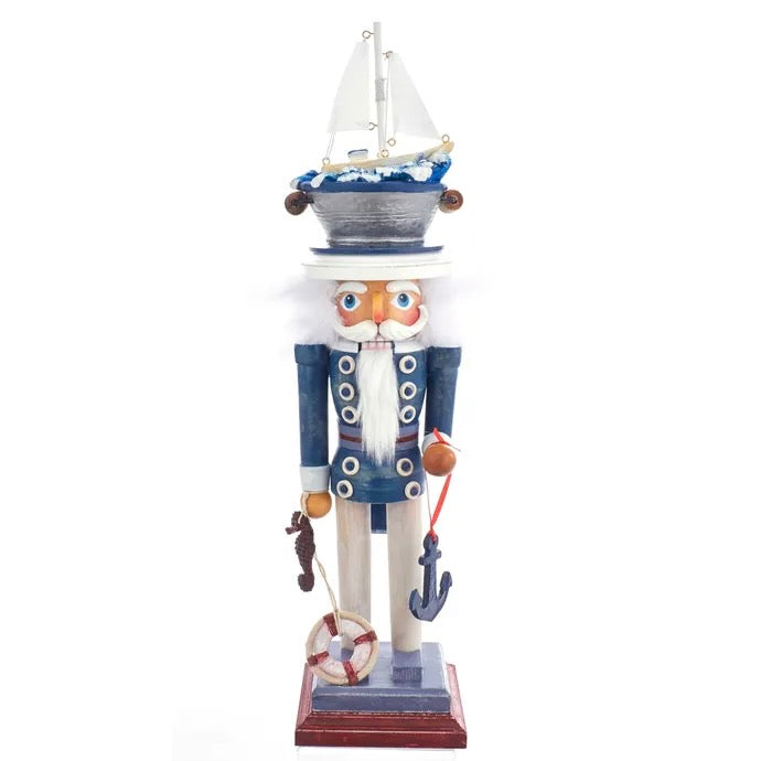 Hollywood Sea Captin Nutcracker | Putti Christmas Decorations