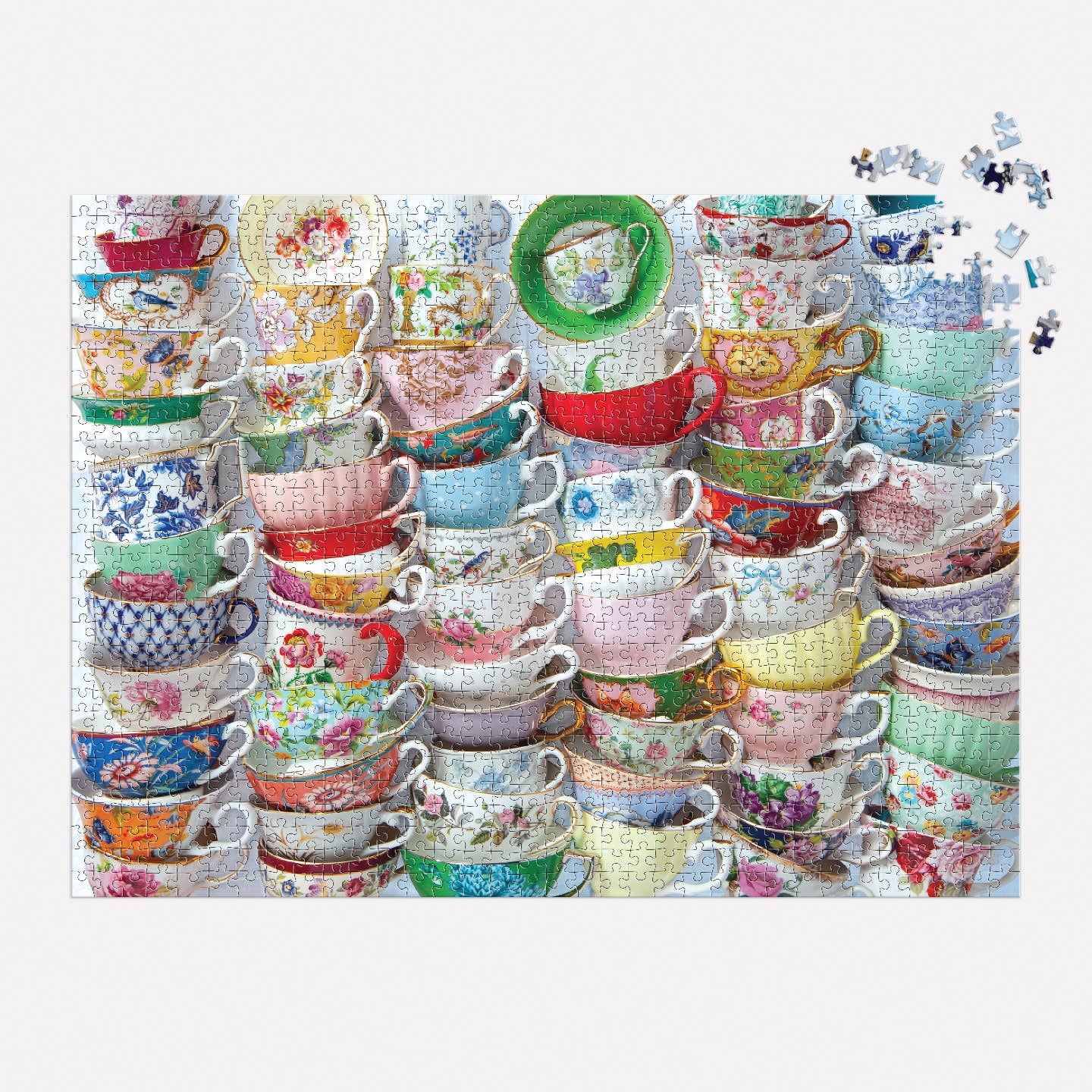 Teacups 1000 Piece Puzzle - Putti Fine Furnishings