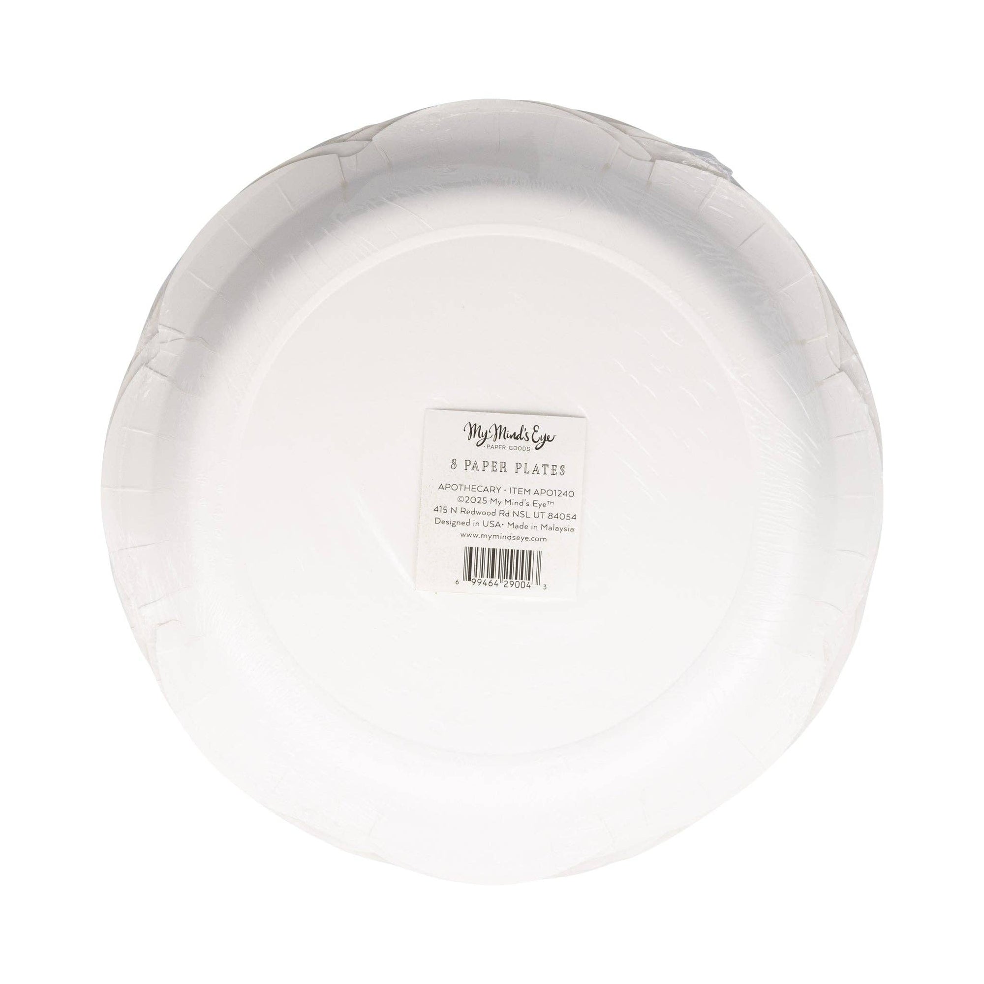 Apothecary Paper Plate Set
