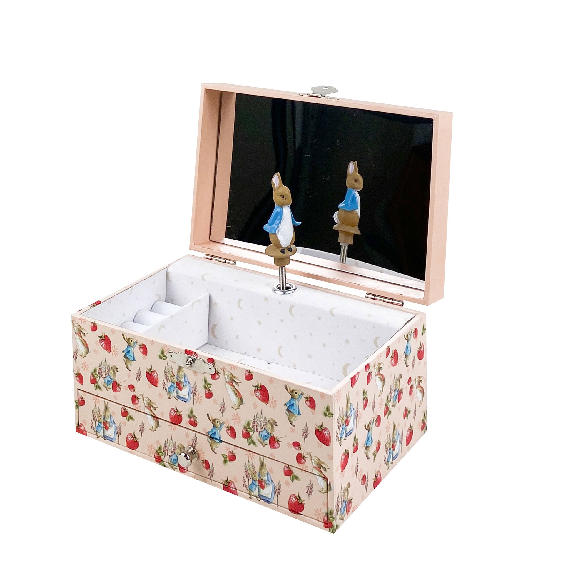 Peter Rabbit Strawberries Musical Jewelry Box