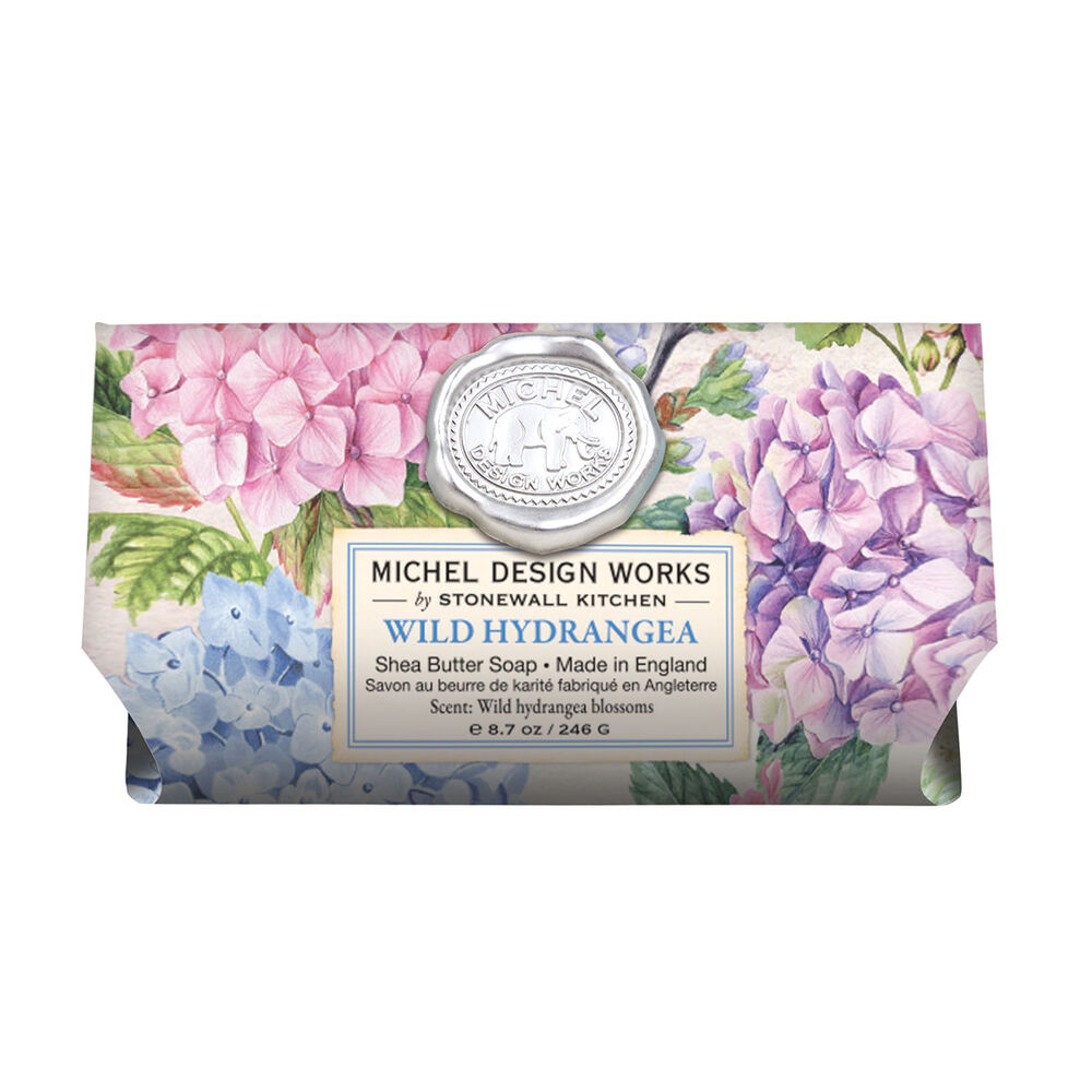 Michel Design Works Wild Hydrangea Large Soap Bar