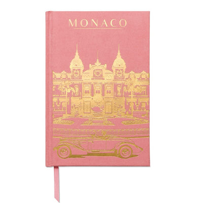 Monaco Pink Suede Journal