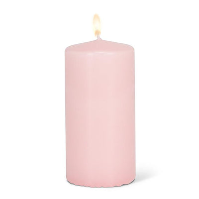 Classic Pink Large Pillar Candle | Putti Fine Furnishings Canada