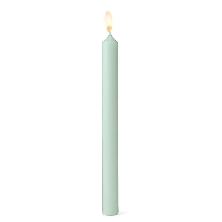 Soft Mint Straight Taper Candle | Putti Fine Furnishings Canada