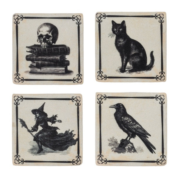 Vintage Halloween Coasters