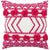 Hot Pink Thelma Embroidered Indoor/Outdoor Pillow