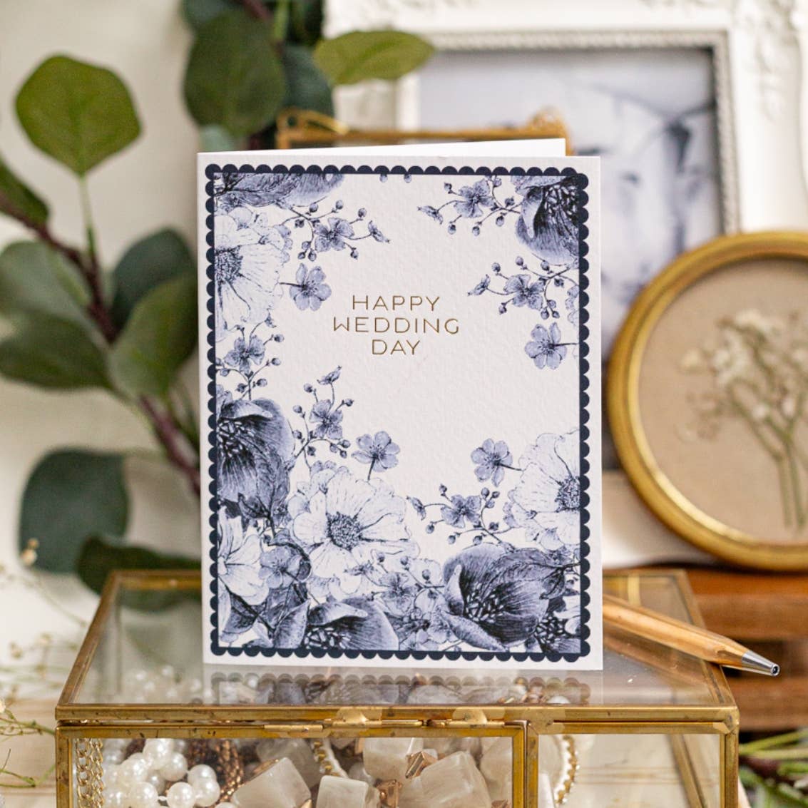 Toasted Crumpet "Happy Wedding Day" Greeting Card