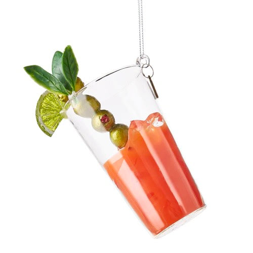 Eric Cortina Bloody Mary Glass Ornament