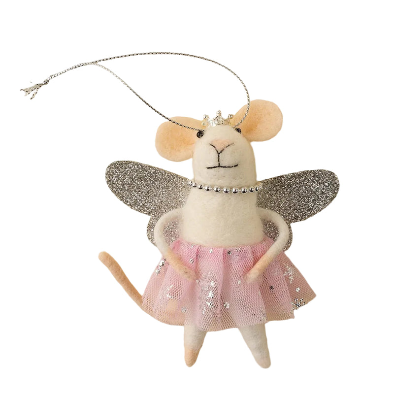 “Fairytale Fiona” Felt Mouse Ornament