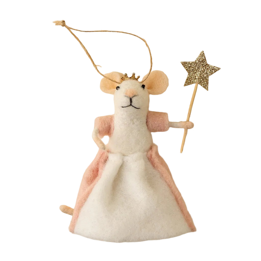 “Glinda the Good” Felt Mouse Ornament