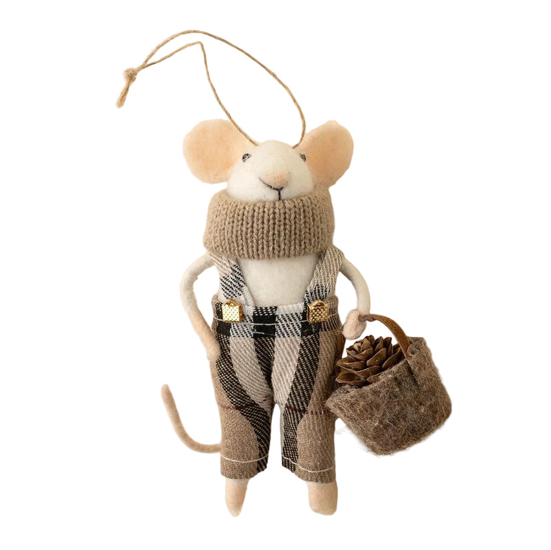 “Tartan Tim” Felt Mouse Ornament