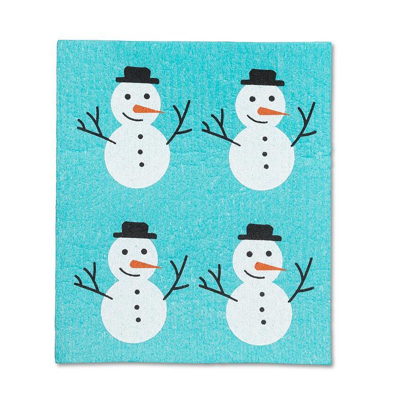 Snowman Swedish Dish Cloths-Set of 2