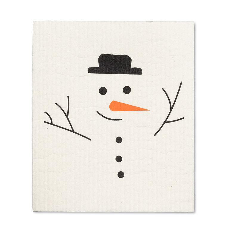 Snowman Swedish Dish Cloths-Set of 2