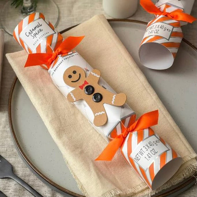 Gingerbread Man "Ginger Spice" Bath Fizz Cracker