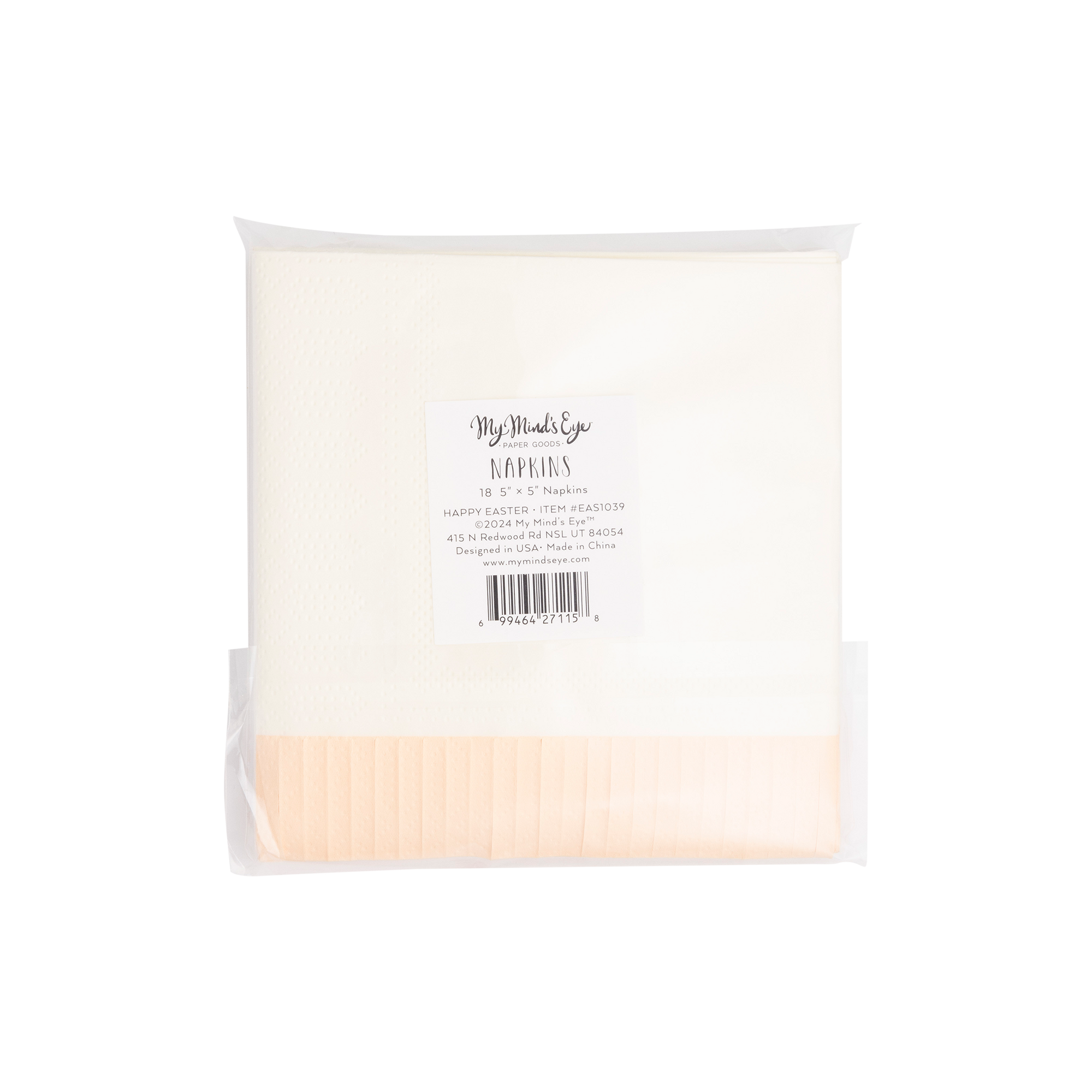 "Happy Easter" Beverage Napkin