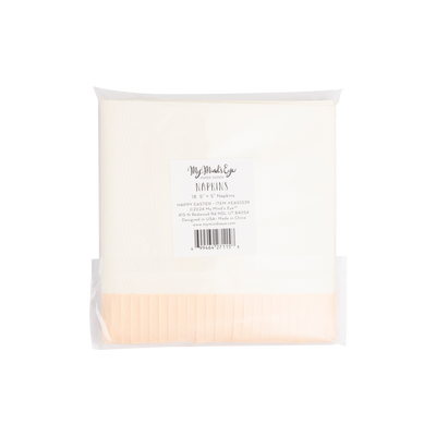 "Happy Easter" Beverage Napkin