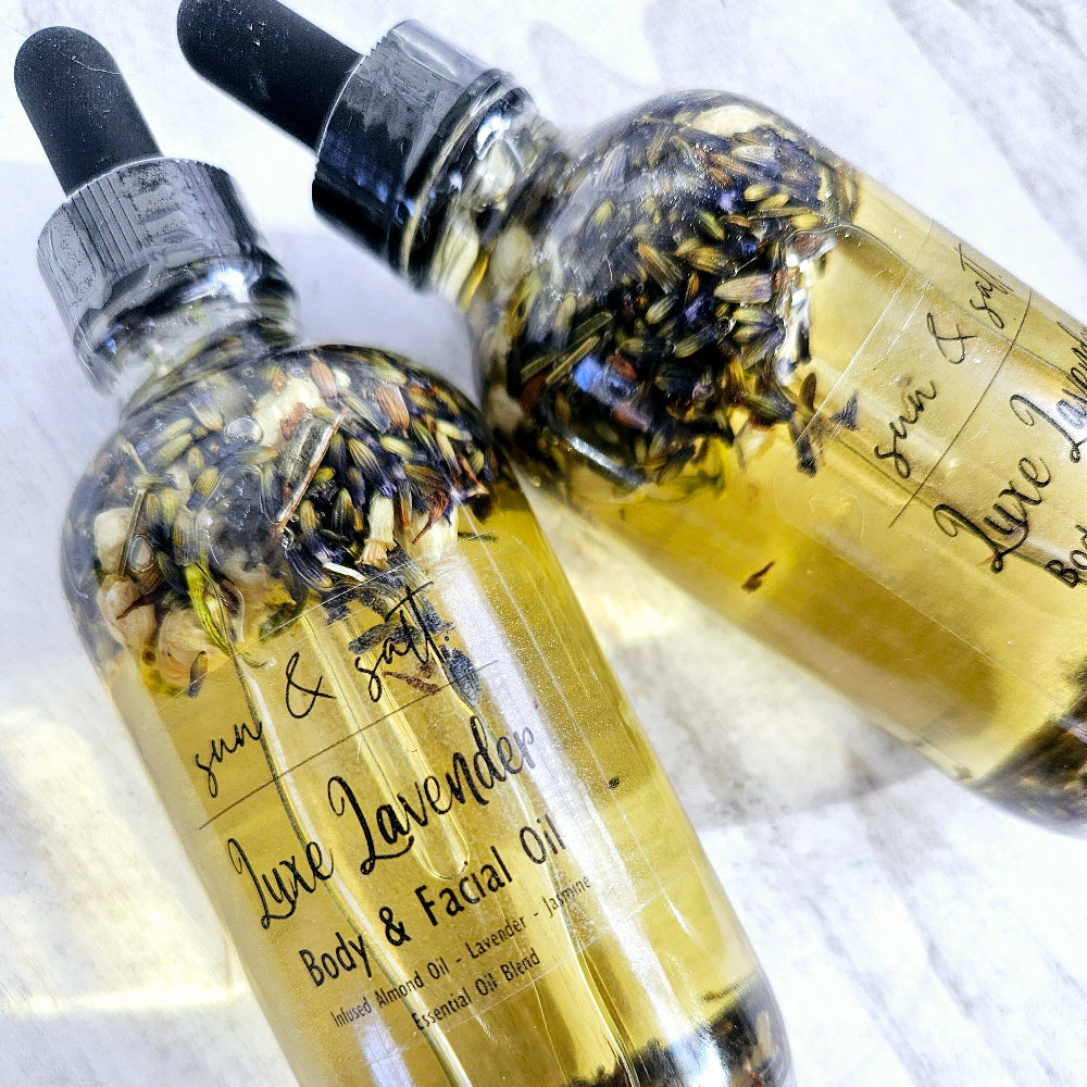 Body and Face Infused Almond Oil - Lavender