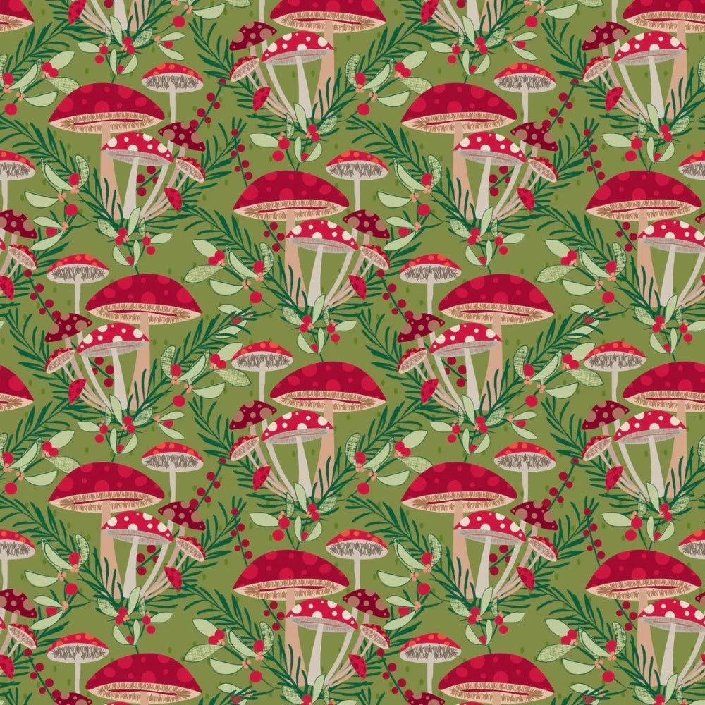 Fungi Forest Wrapping Paper Roll | Putti Christmas Canada