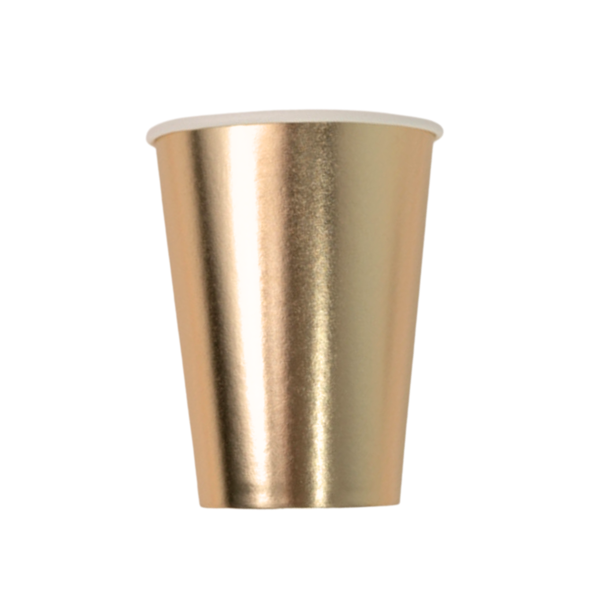 Bonjour Fête Metallic Gold Paper Cups