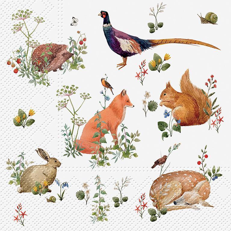 Wild Forest Paper Napkin - Lunch | Putti Fine Furnishings