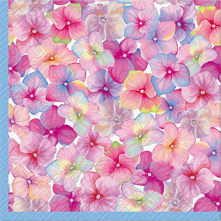 Flower Explosion Paper Lunch Napkins  | Putti Celebrations Canada