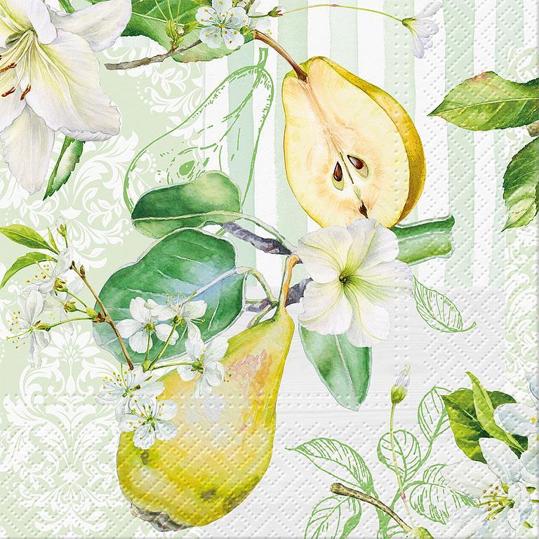 Pear Blossom Paper Napkin - Lunch | Putti Celebrations