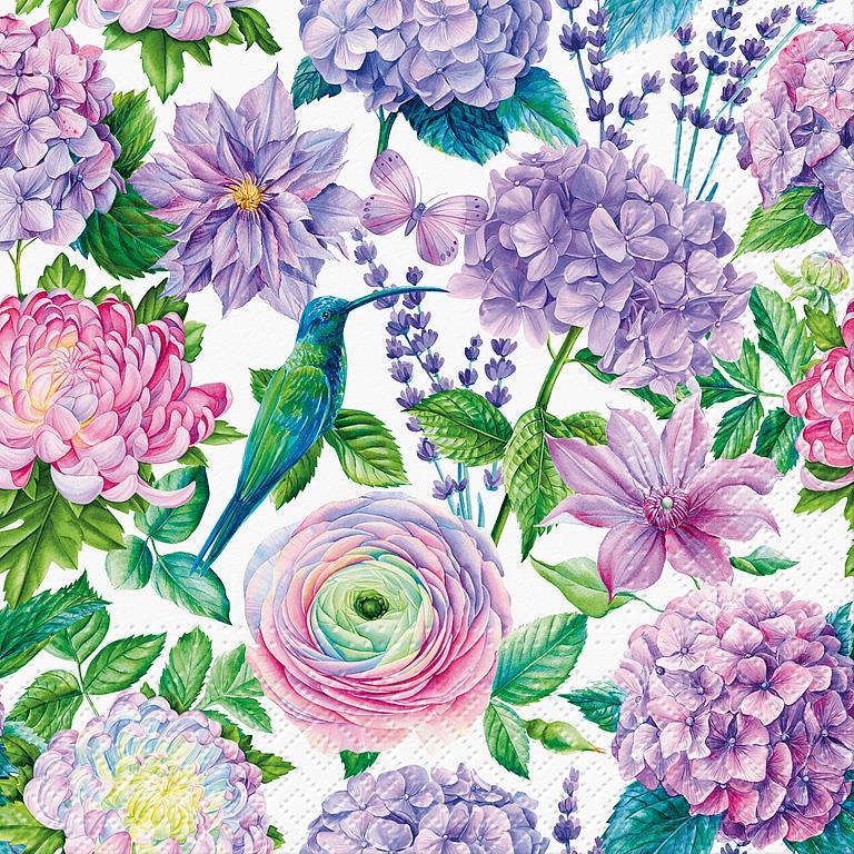 Purple Delight Napkins - Lunch